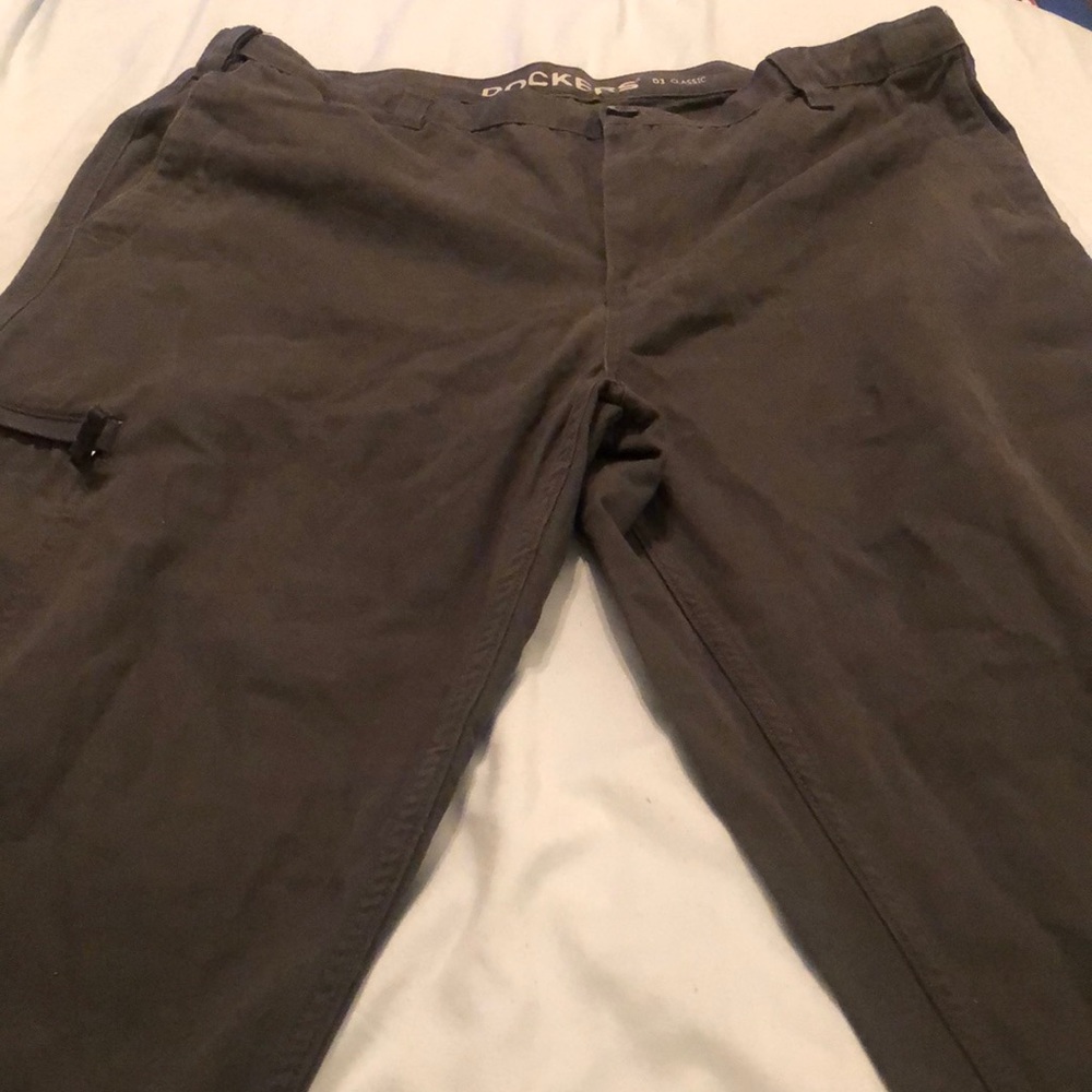 Slightly Worn Dark Grey Cargo Pants